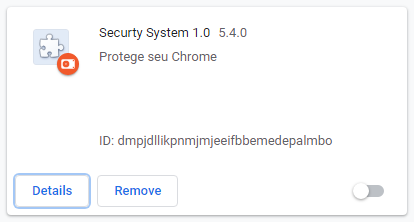 Škodlivé rozšíření pro Google Chrome. 