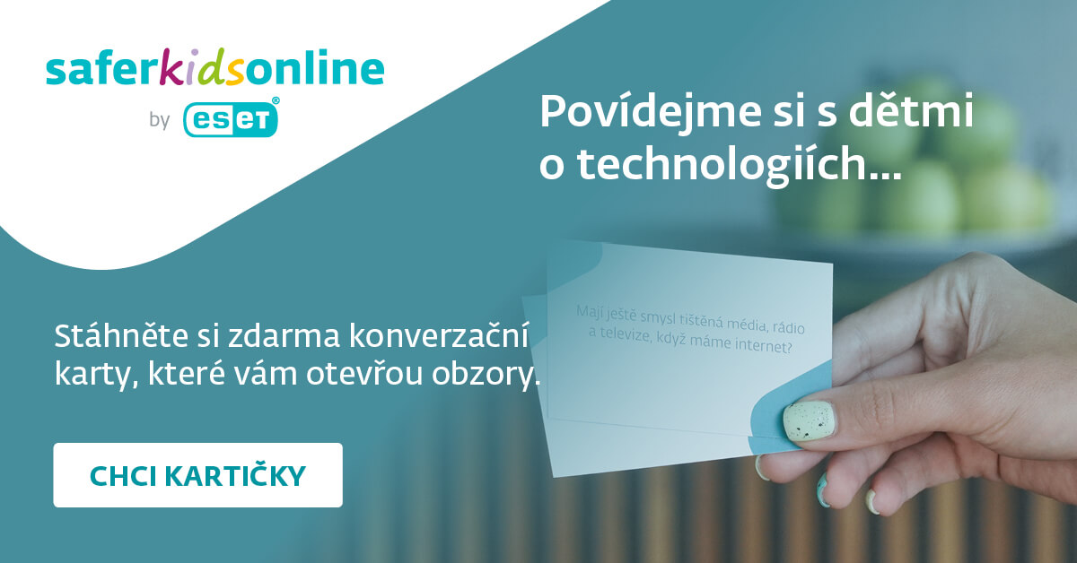 ESET připravil konverzační karty pro celou rodinu
