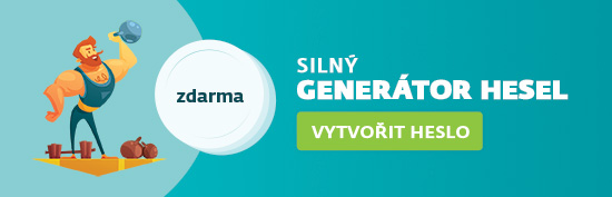 generátor silných hesel online zdarma