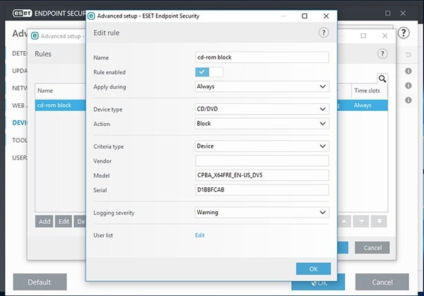 ESET Endpoint Security for Windows - Advanced Setup