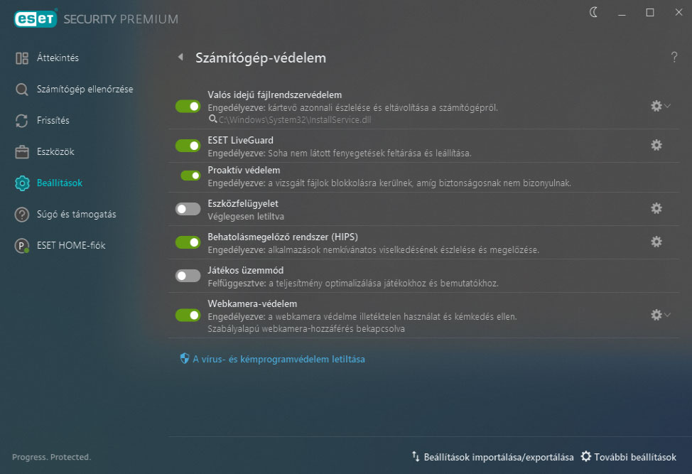 Játékos üzemmód a zavartalan streameléshez és játékhoz
