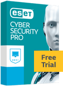 ESET Cyber Security Pro Free Trial box