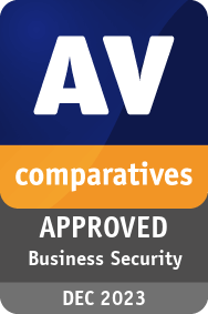 AV Comparatives - Approved Business Security - December 2023 Award