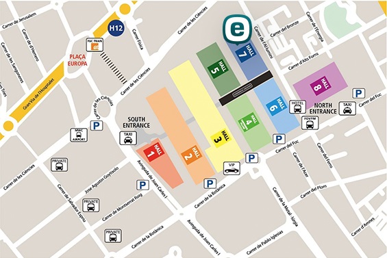 Mobile World Congress 2018 Mobile World Congress 2018 map