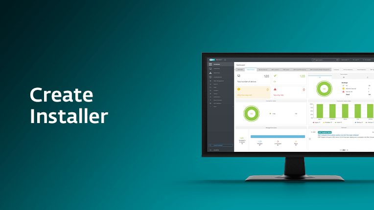 ESET PROTECT Cloud Console: Create installer