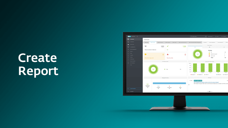 ESET PROTECT Cloud Console: Create Report