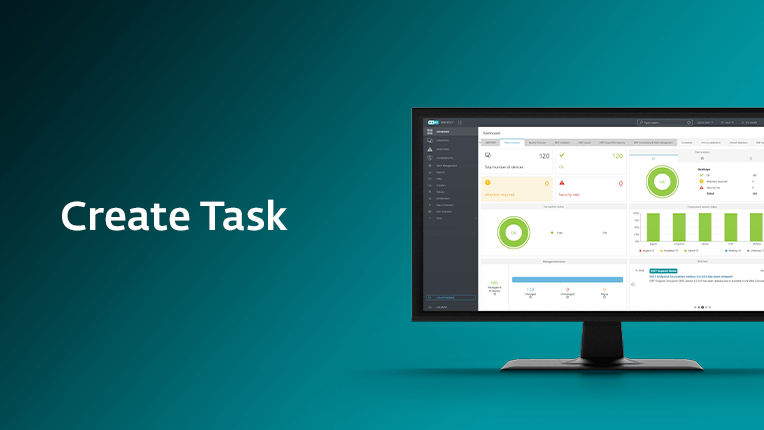 ESET PROTECT Cloud Console: Create Task
