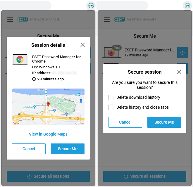 Graphic representing ESET's Secure Me feature, highlighting enhanced security measures for gamers to protect their online activities.