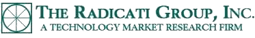 The Radicati Group, Inc. A technology Market research firm logo