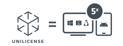 Unilicense 5 pack Unilicense 5 pack image