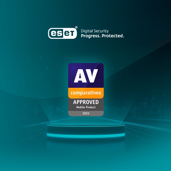 Approved Mobile Product AV-Comparatives тәуелсіз зертханасынан ESET үшін марапат.