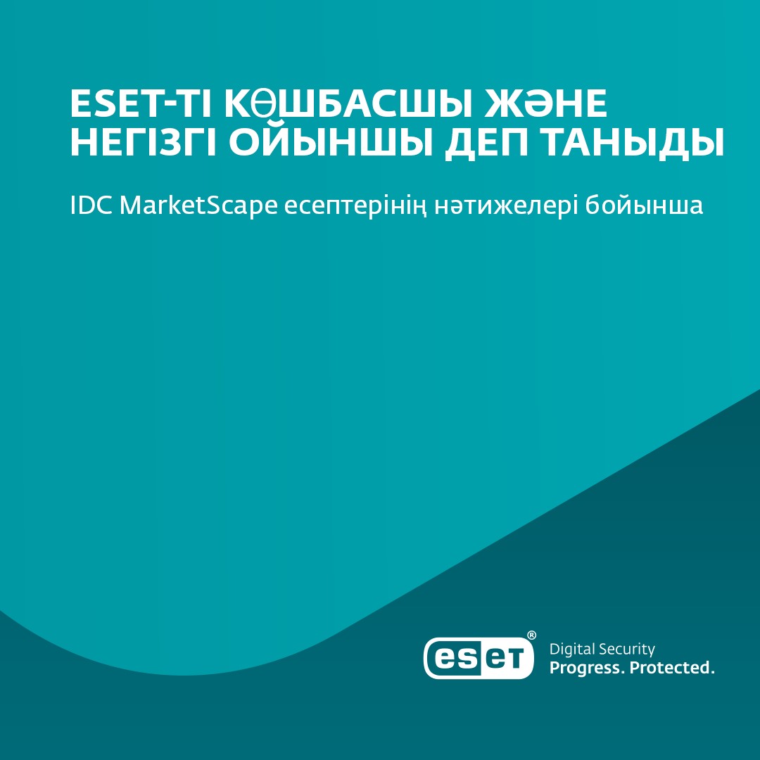 Нарықтағы тұрақты көшбасшы. ESET өнімдерінің жұмыс станцияларын қорғауға арналған кеңейтілген портфолиосы басты артықшылық болып табылады.
