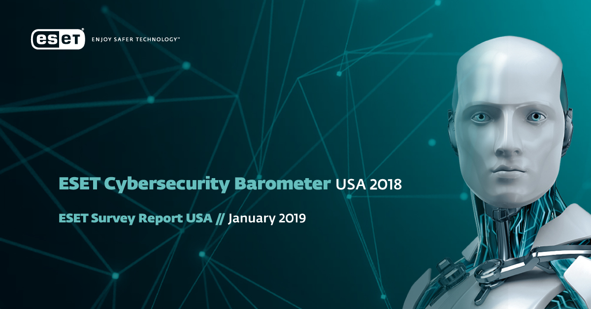 Cybersec Eset ESET Cybersecurity Barometer USA 2018 | ESET