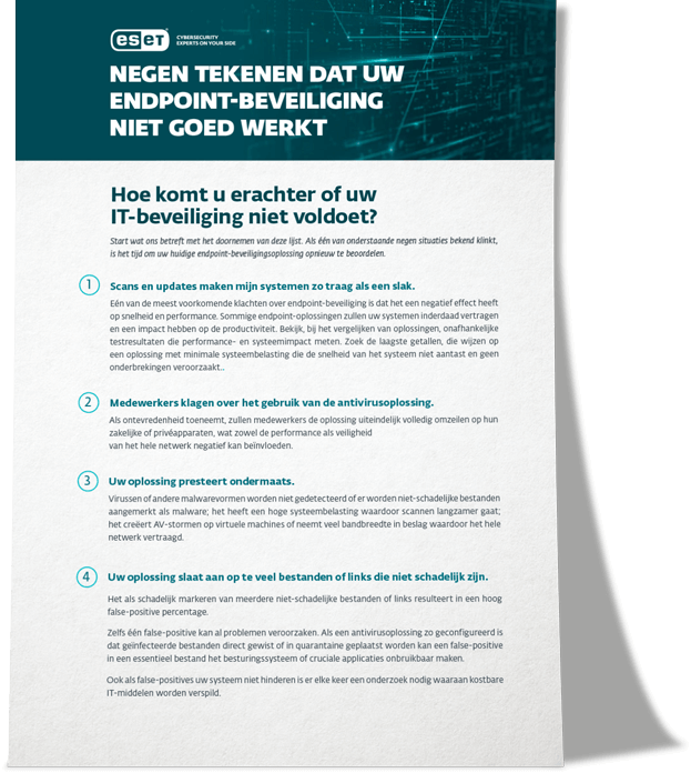 Bent u nog tevreden over uw endpoint-beveiliging?