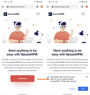 ESET Falosna VPN obrazok