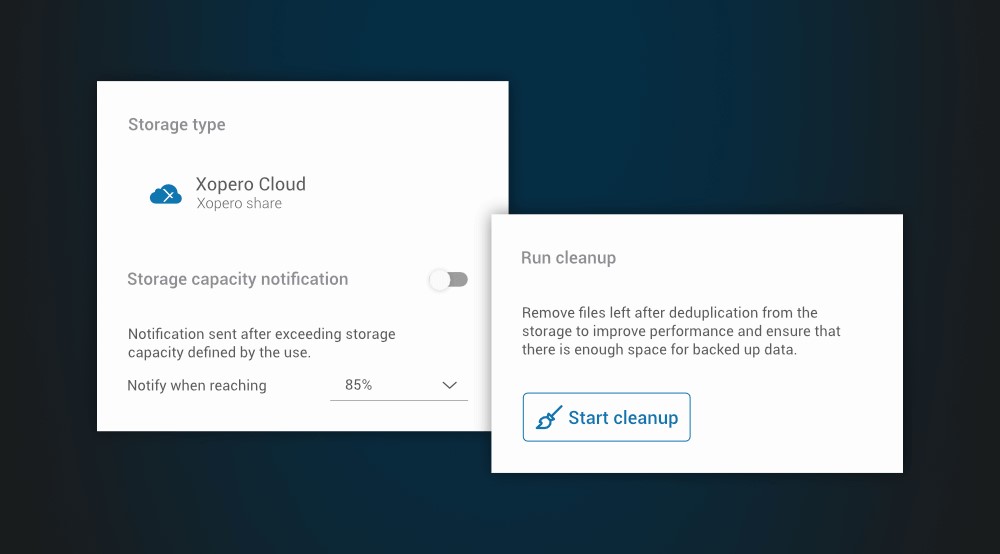 Самостоятельно очищайте хранилище от данных, повышая эффективность и емкость памяти.