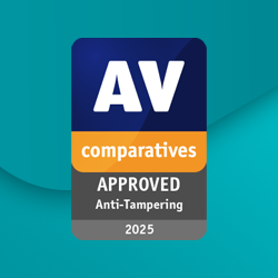 Тестування 2025 року. AV-Comparatives підтвердила сертифікат ESET за особливо важливі функції захисту.