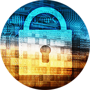 Small Lock Circle Icon Small lock circle icon