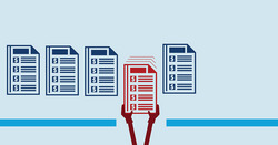 Illustration representing data being stolen 