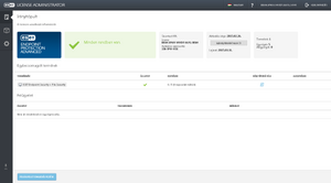 ESET ELA irányítópult Bejelentkezés után kattintson a FELÜGYELET ENGEDÉLYEZÉSE gombra.