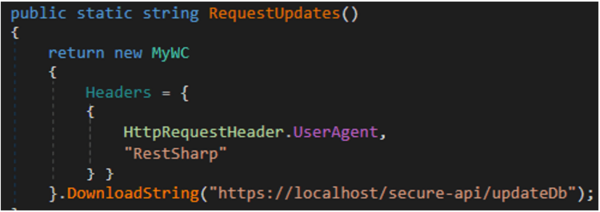 図18. MainServerモジュールによって呼び出されるメソッド