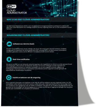 Netwerkbeveiliging eenvoudig beheerd vanuit de cloud