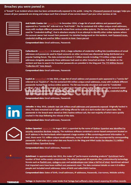 Melyik oldallal kapcsolatban történt adatlopás? Have I Been Pwned - melyik oldallal kapcsolatban történt az adatlopás, és mikor kerültek adataik illetéktelen kezekbe.