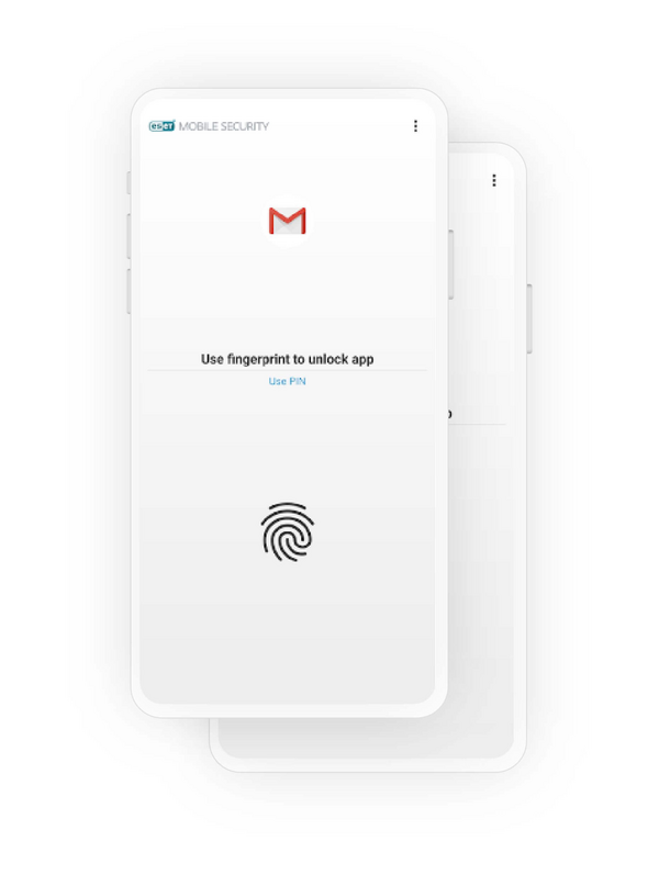 Use fingertip to unclock app by using ESET Mobile Security. Use fingertip to unclock app by using ESET Mobile Security.