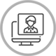 Basic cybersecurity awareness training icon