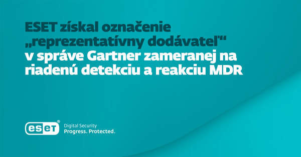 ESET Gartner MDR Reprezentativny hrac
