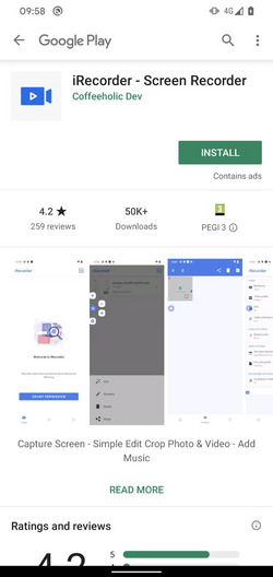 Скриншот приложения. Вредоносное ПО для Android на базе открытого кода, трояна удаленного доступа AhMyth. ESET.