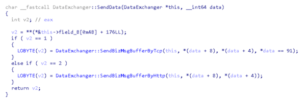 図5. StageClientでのメッセージ送信