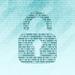 A lock representing DLP made out of code