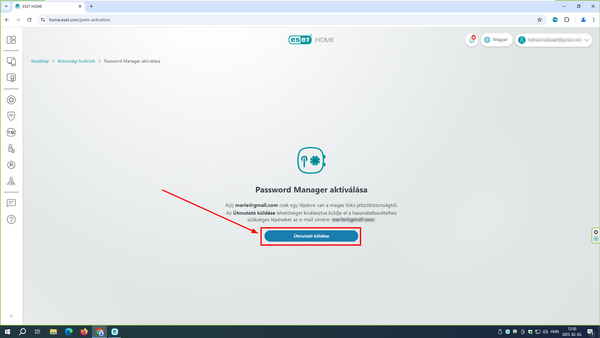 Útmutató küldése Kattintson az Útmutató küldése gombra.