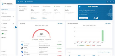 Новый пользовательский интерфейс. Усовершенствованный пользовательский интерфейс и упрощенный процесс начала работы Xopero ONE. ESET.