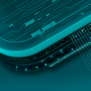 ESET Technologies on a green scifi field