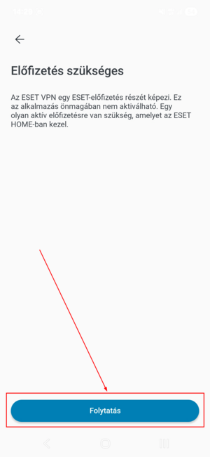 12. Ismét kattintson a Folytatás gombra. 12. Ismét kattintson a Folytatás gombra.