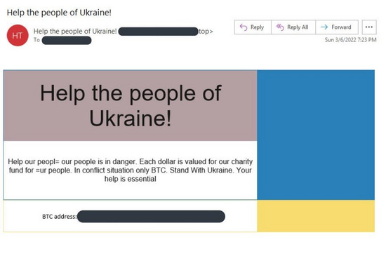 Hamis jótékonysági akció Ukrajnáért Hamis jótékonysági akció Ukrajnáért