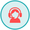 Az ESET IT ügyfélszolgálatát jelző ikon