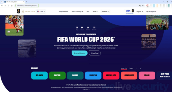 図3. FIFAワールドカップ2026™公式サイト