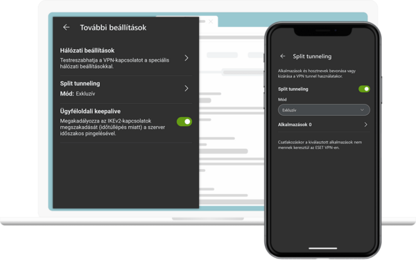 Személyre szabhatja VPN kapcsolatait az igényeinek és preferenciáinak megfelelően